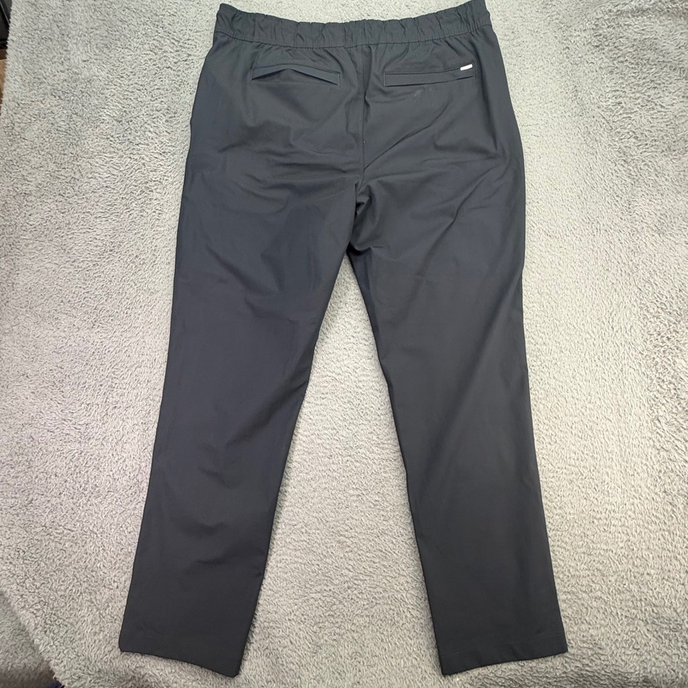 Vuori Meta Pant Mens XL Black Elastic Waist Drawstring Performance Trousers V463 - Picture 4 of 11